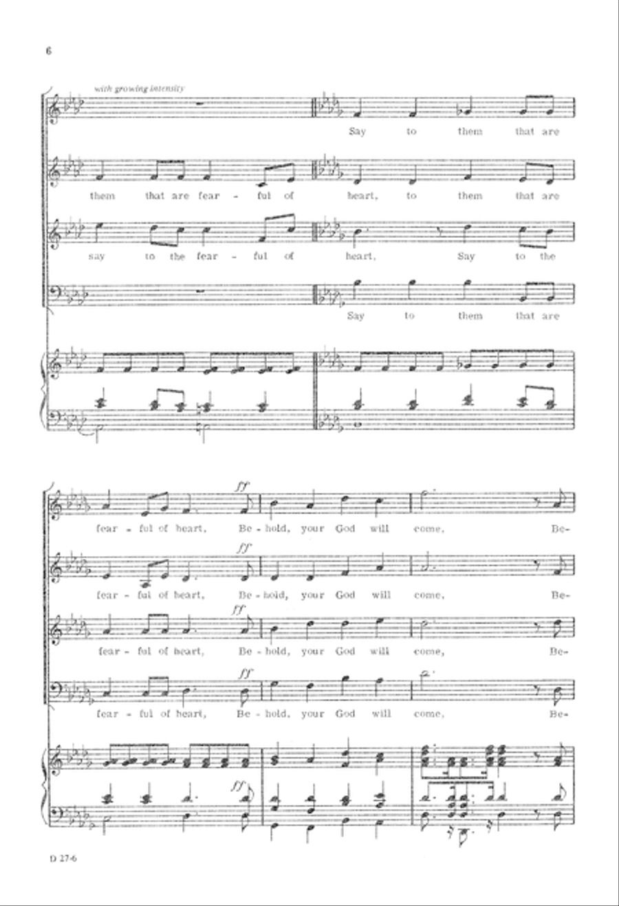The Desert Shall Rejoice 4-Part scores gallery preview page 7