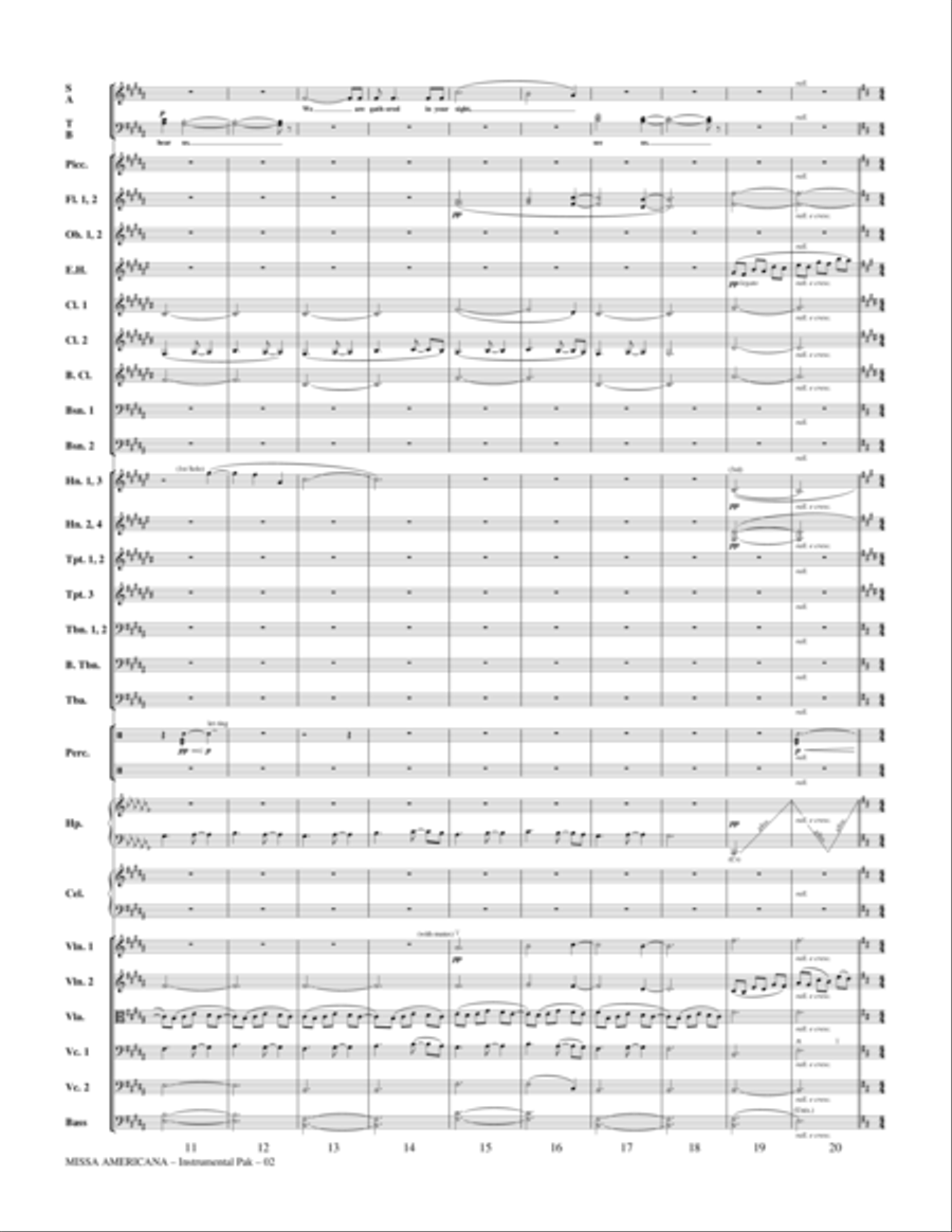 Missa Americana - Full Score Choir scores gallery preview page 2