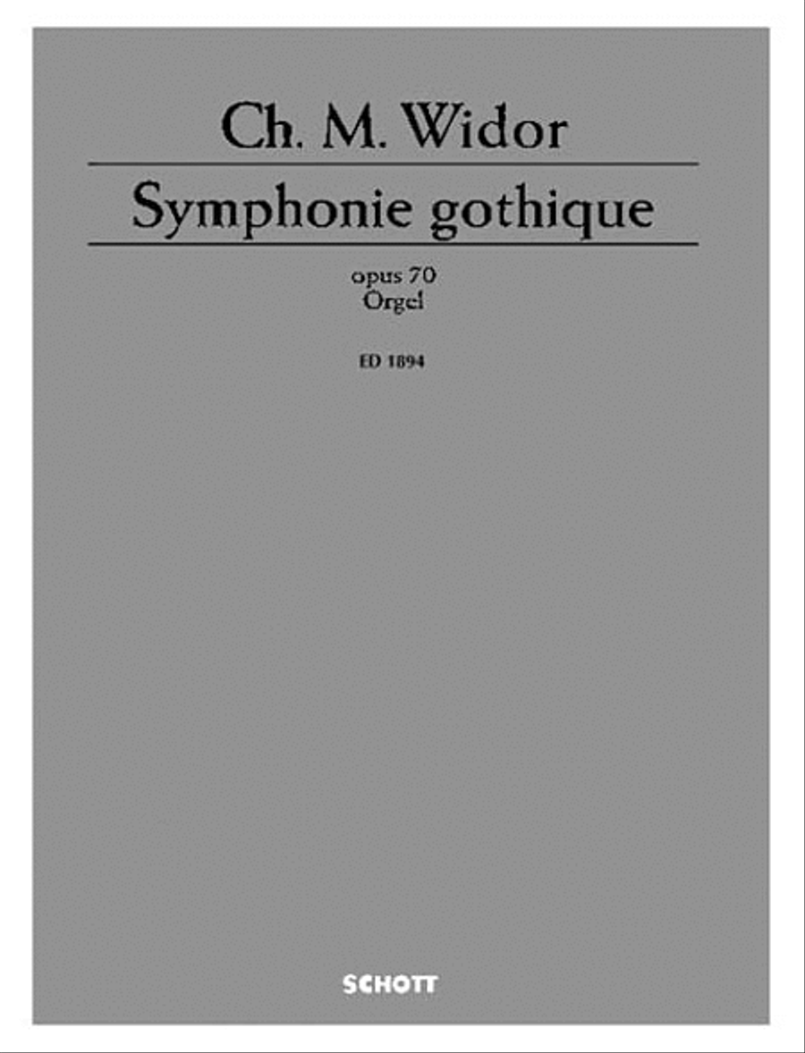 Symphonie Gothique Op. 70