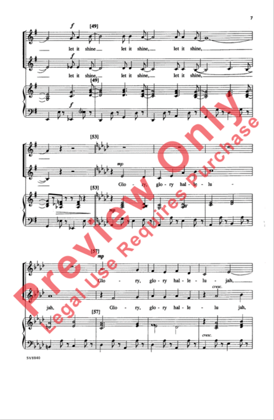 This Little Light of Mine 2-Part scores gallery preview page 7