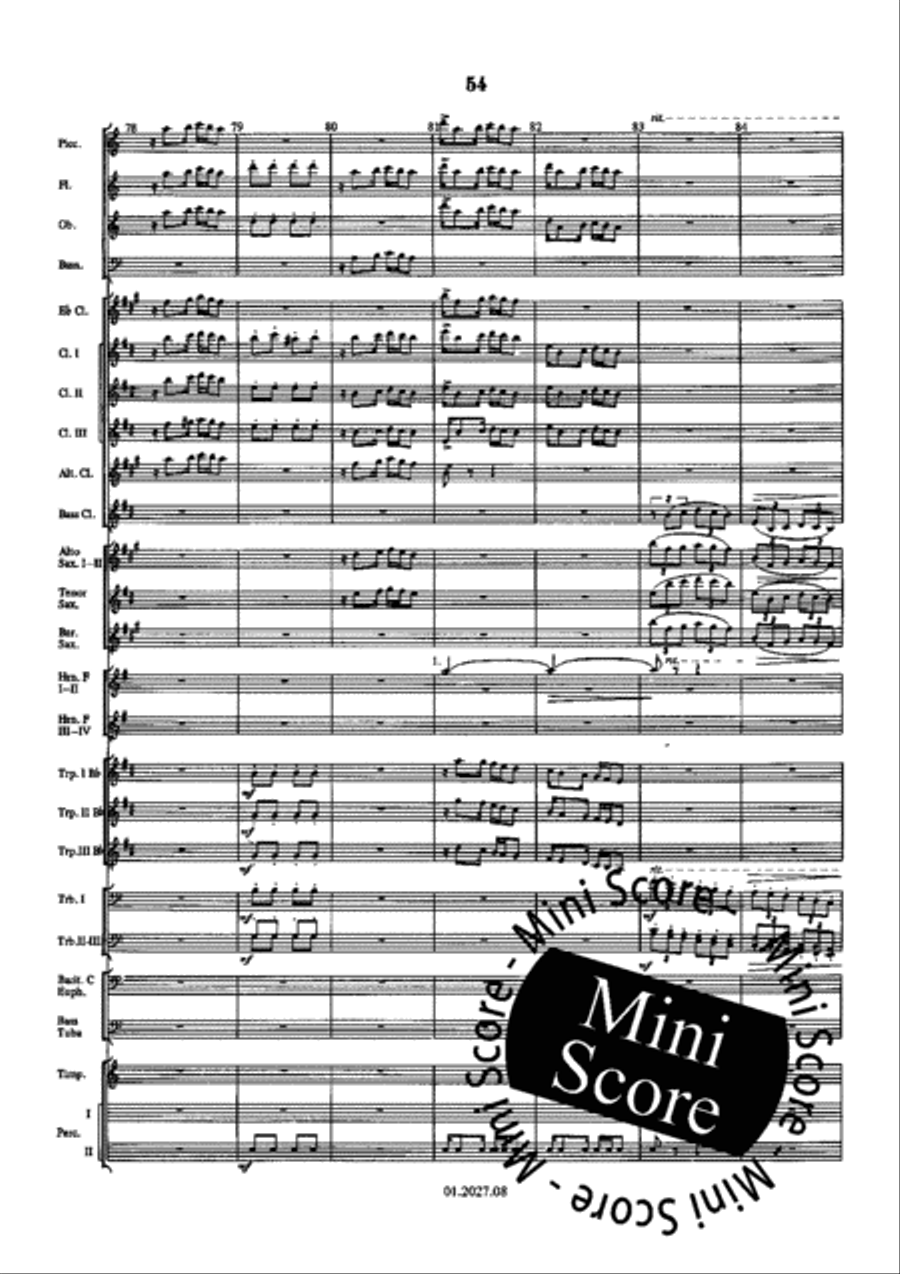 American Triptych American Triptych Concert Band scores gallery preview page 58