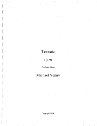 Book cover for Toccata, op. 94