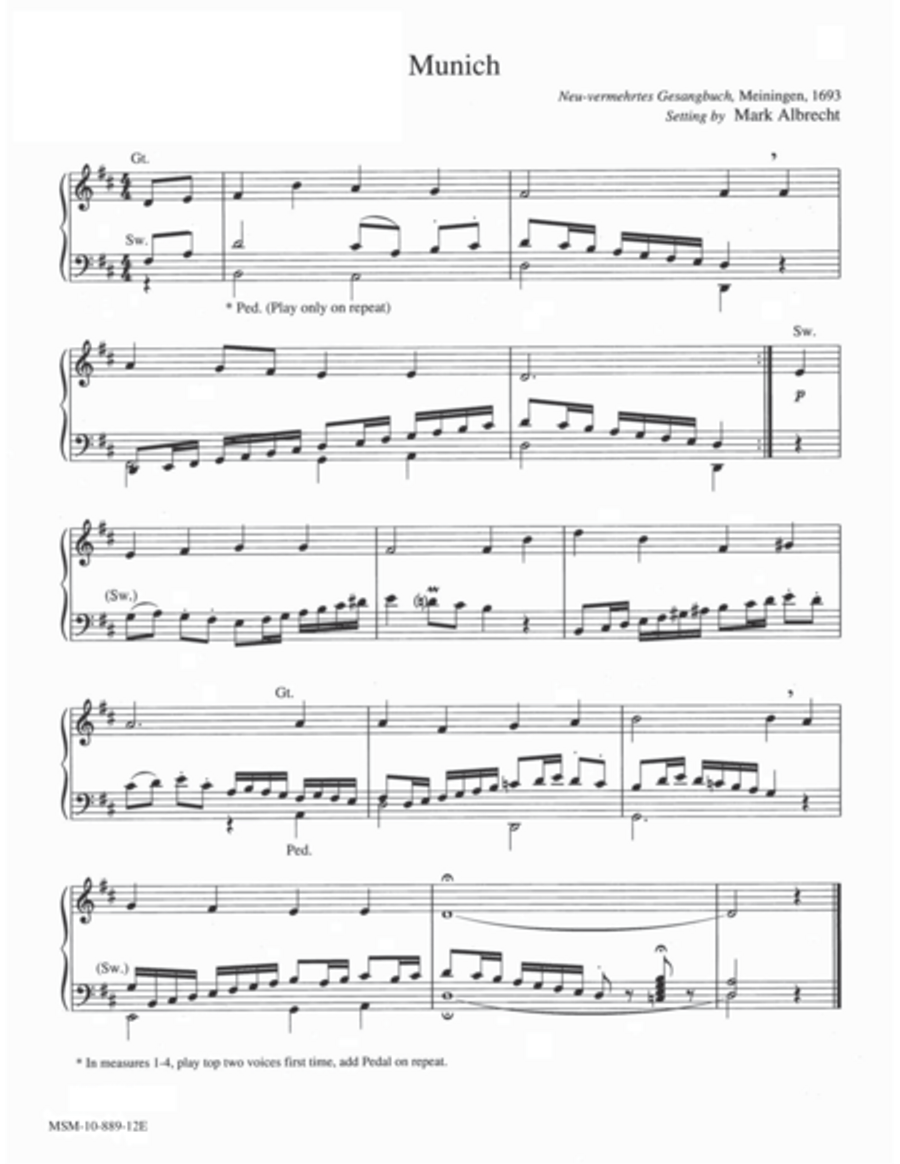 Munich Organ scores gallery preview page 1