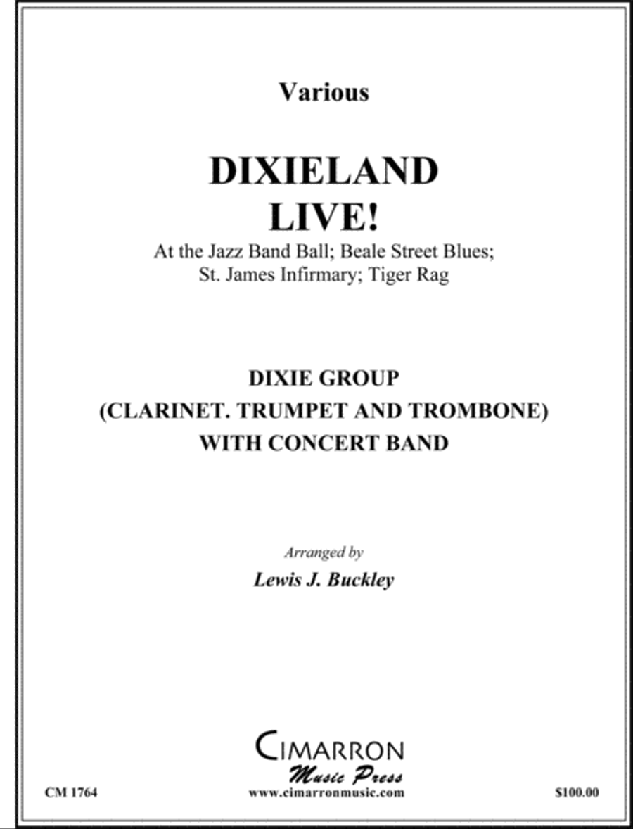 Dixieland Live! Concert Band scores gallery preview page 1