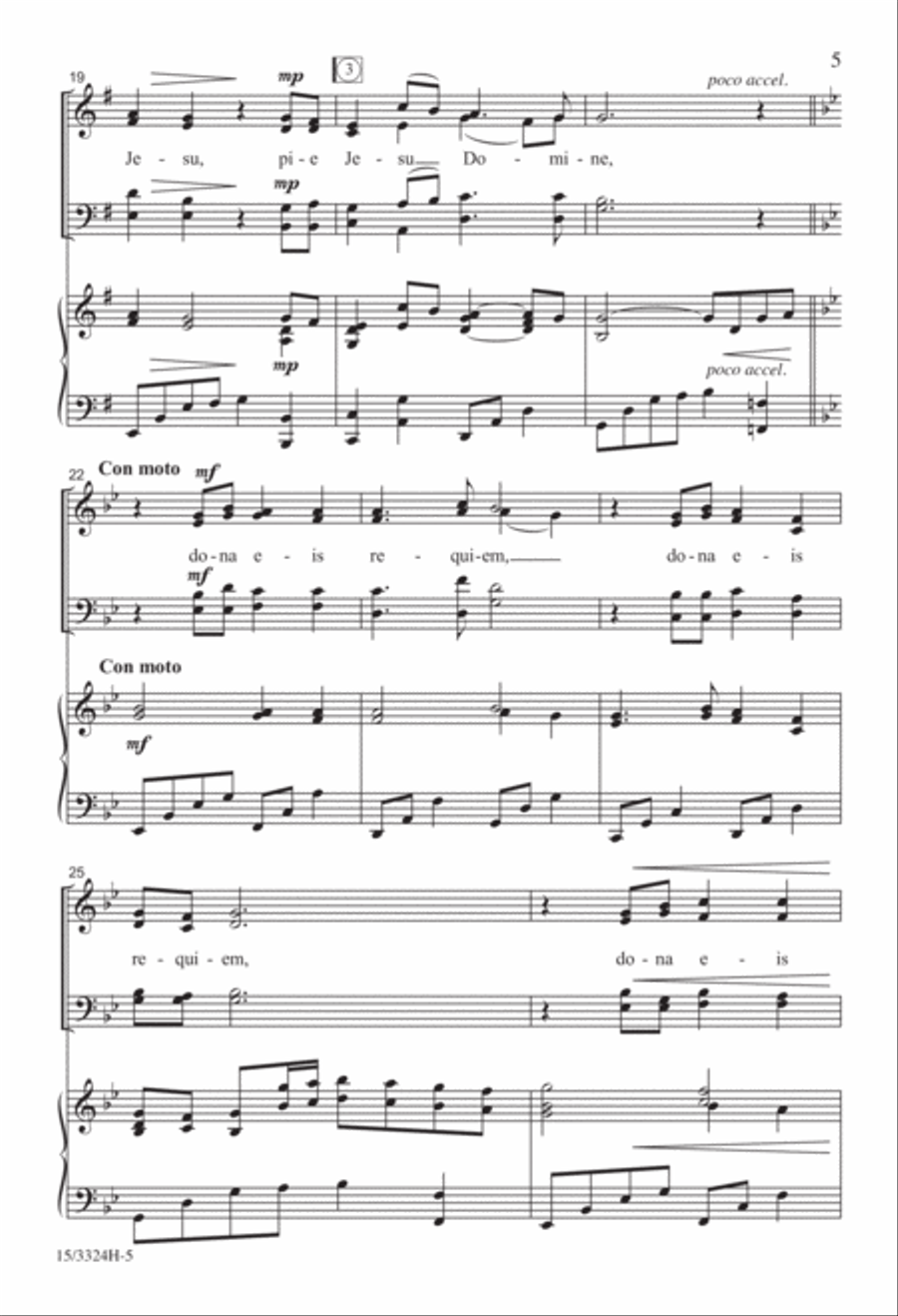 Pie Jesu 4-Part scores gallery preview page 4