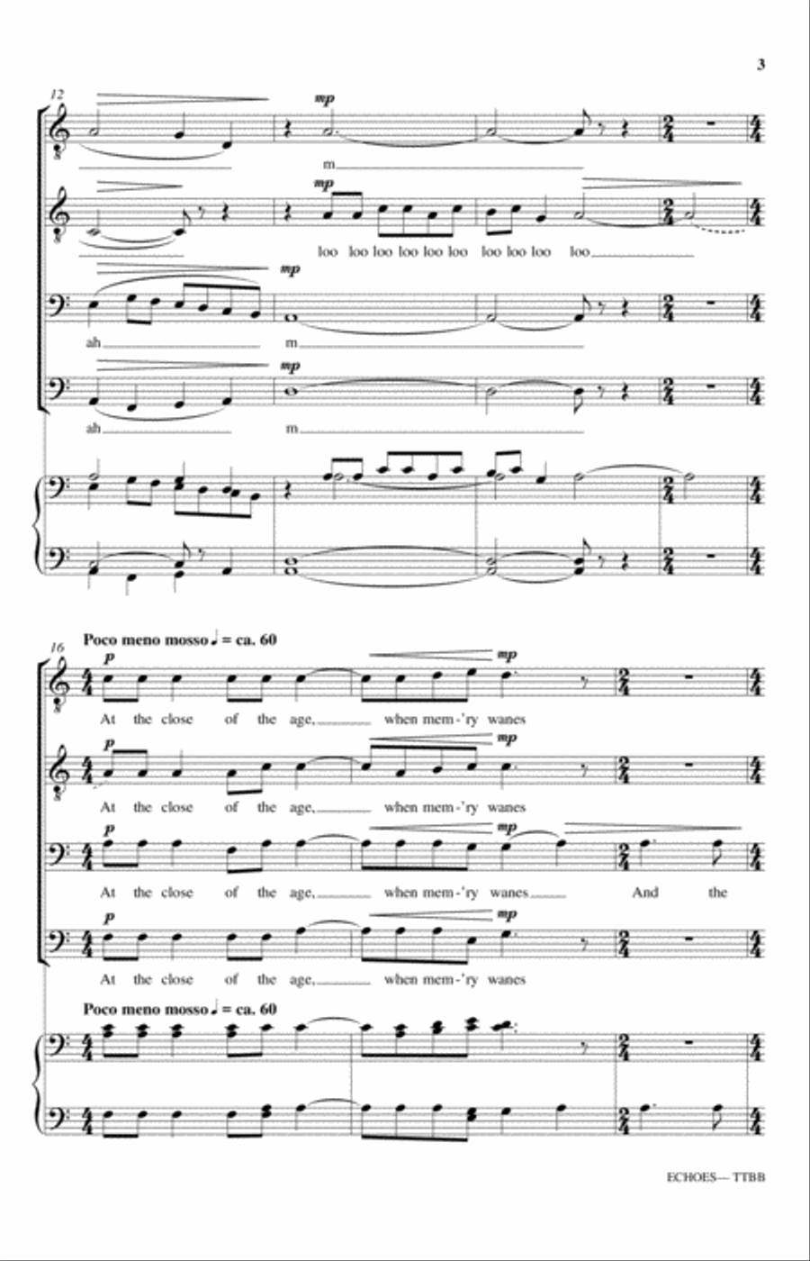 Echoes TTBB scores gallery preview page 3
