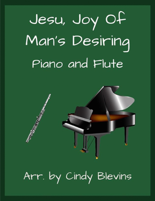 Book cover for Jesu, Joy of Man's Desiring, for Piano and Flute
