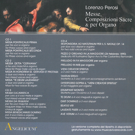 Lorenzo Perosi: Messe, Composizioni Sacre & per Organo