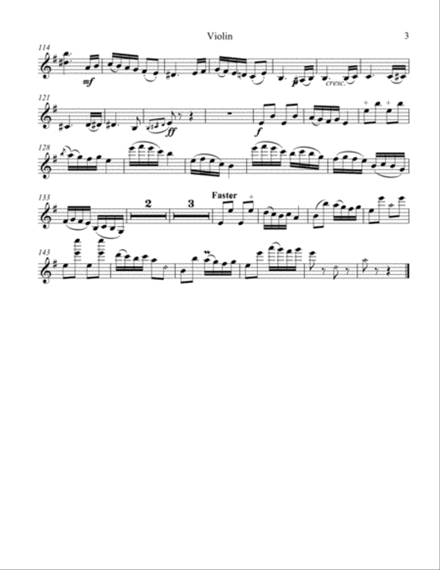 Dervish Dance Violin Solo scores gallery preview page 3
