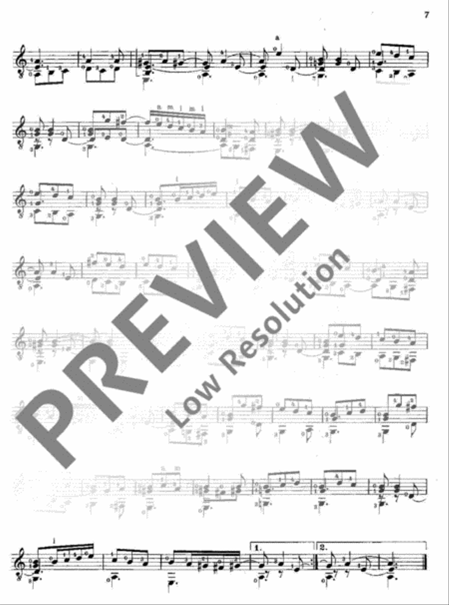 Musik der Renaissance Classical Guitar scores gallery preview page 8