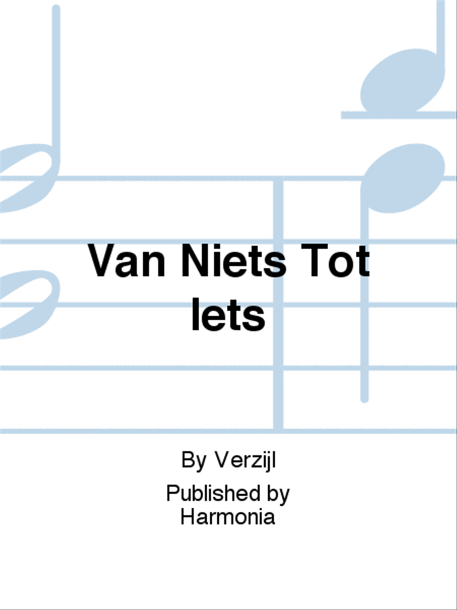 Van Niets Tot Iets Van Niets Tot Iets Guitar scores gallery preview page 1