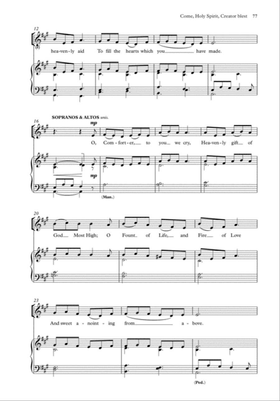 The Oxford Book of Easy Flexible Anthems Choir scores gallery preview page 15