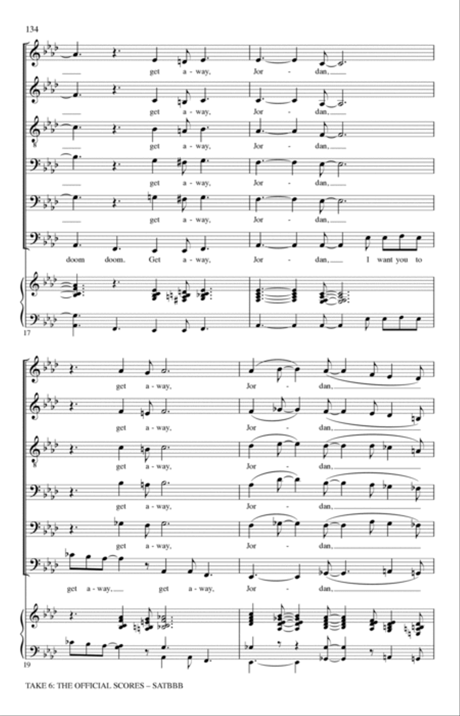 Get Away Jordan A Cappella scores gallery preview page 5