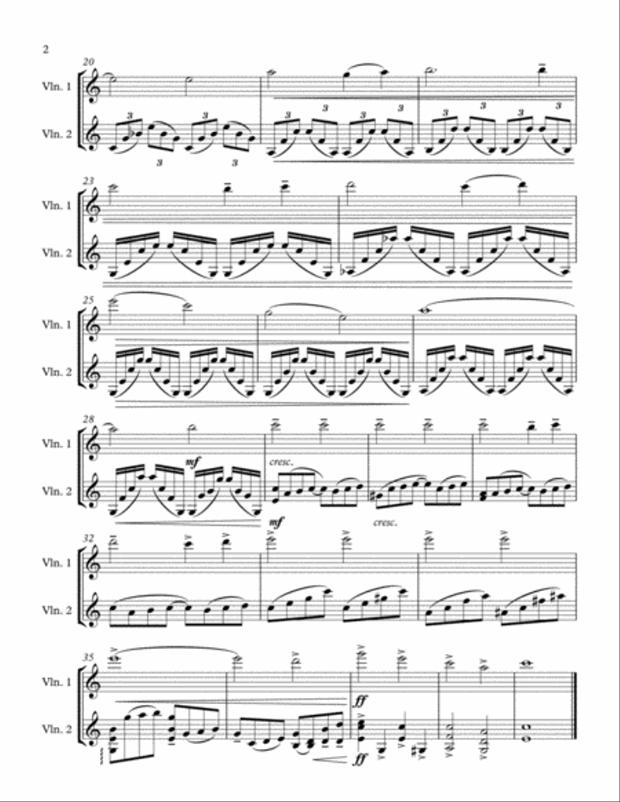 You'll Never Walk Alone You'll Never Walk Alone String Duet scores gallery preview page 2