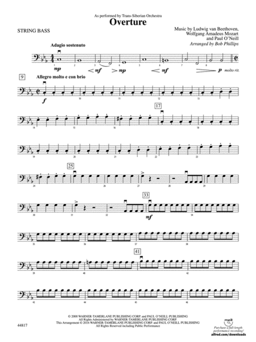 Overture: String Bass
