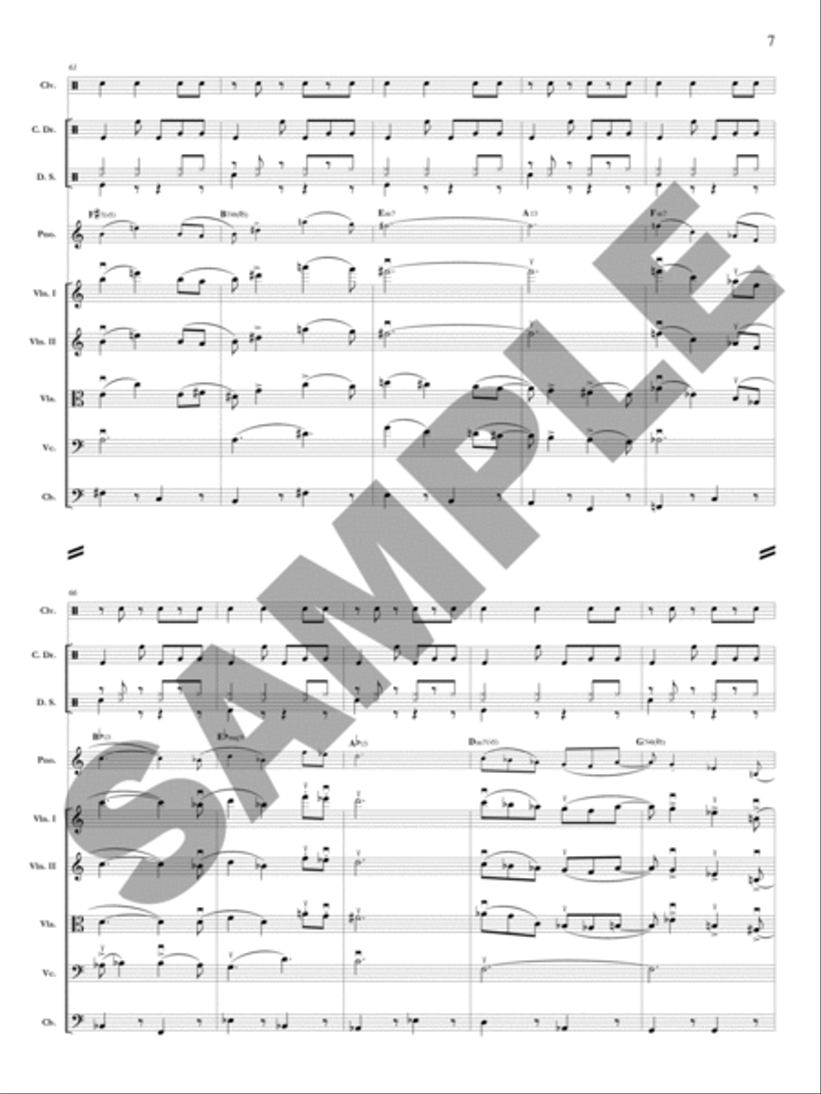 Ayana (Solo Violin, Viola, or Cello) Orchestra scores gallery preview page 8