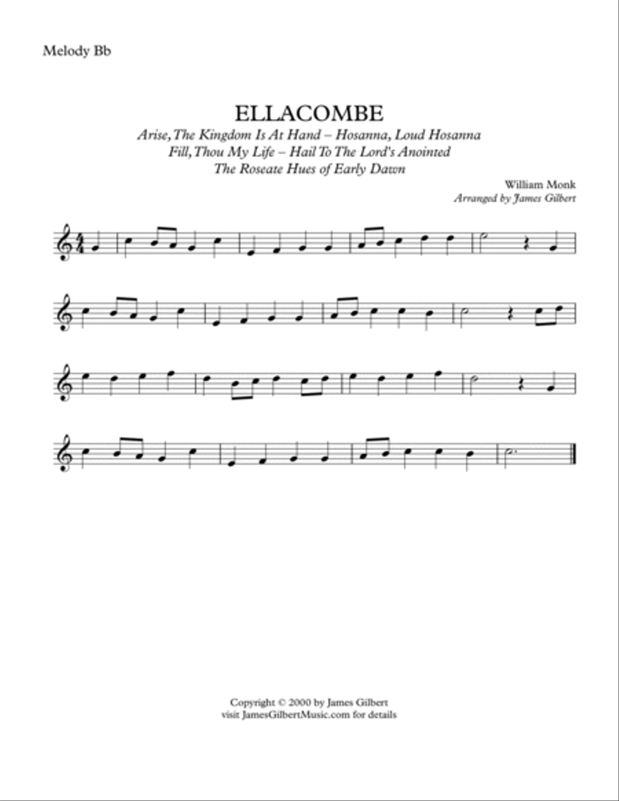 ELLACOMBE (Hail To The Lord's Anointed) ELLACOMBE (Hail To The Lord's Anointed) Small Ensemble scores gallery preview page 6