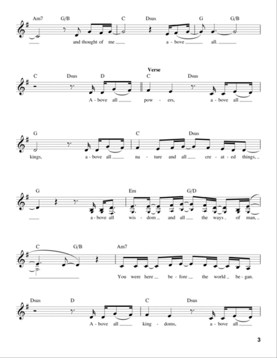 Above All Voice scores gallery preview page 3
