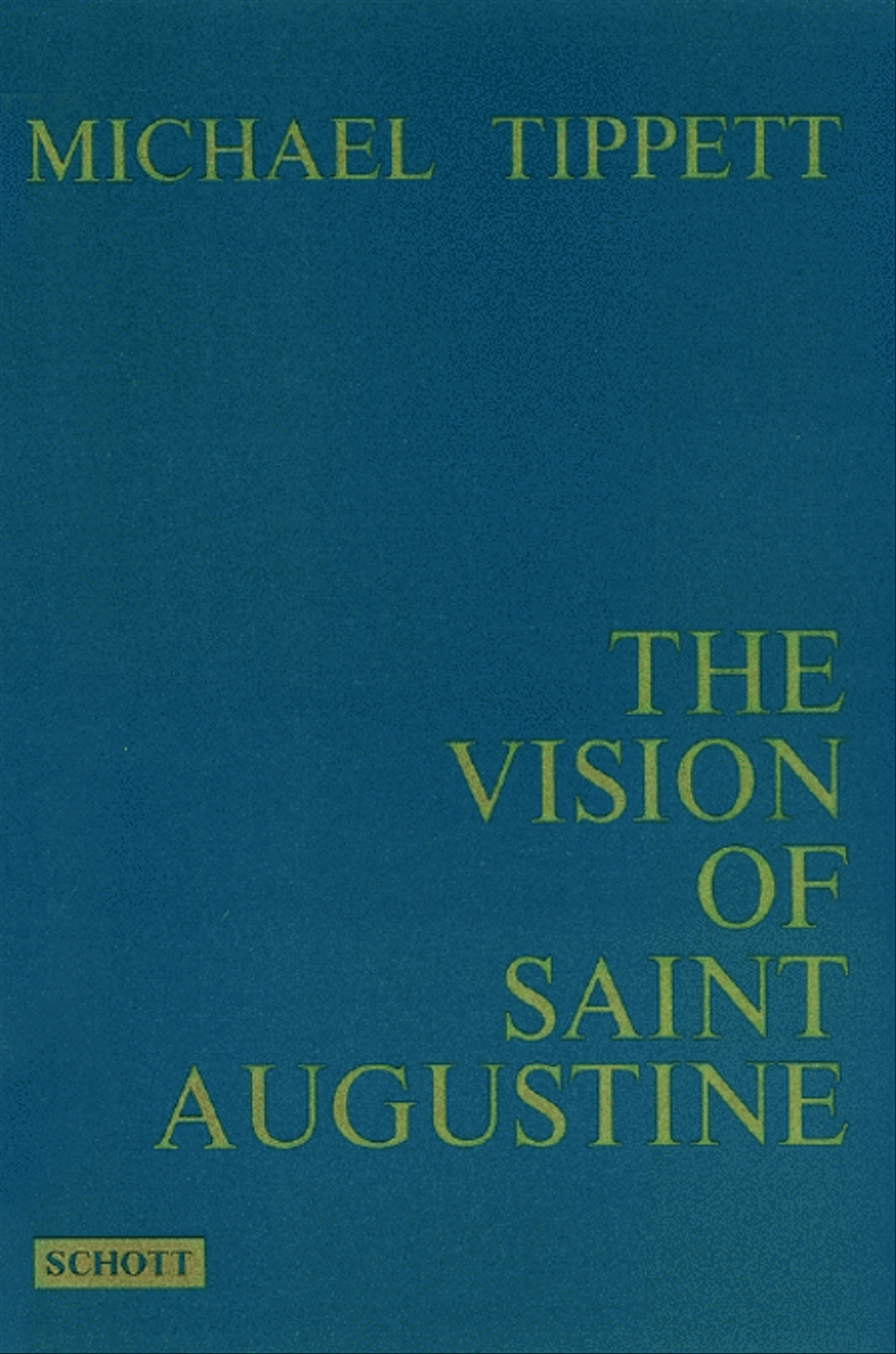Vision of St. Augustine Vision of St. Augustine Choir scores gallery preview page 1