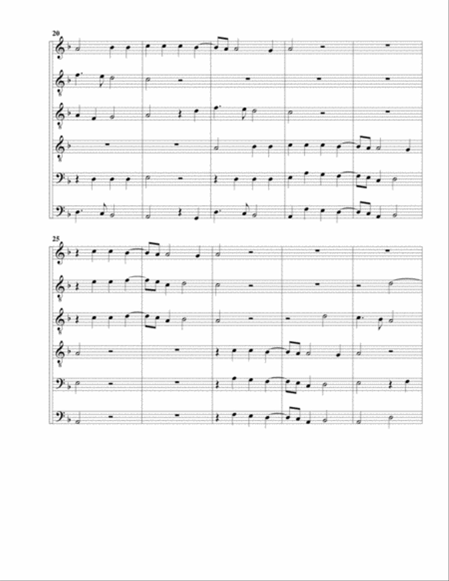 Allegez moy (arrangement for 6 recorders) Recorder scores gallery preview page 3