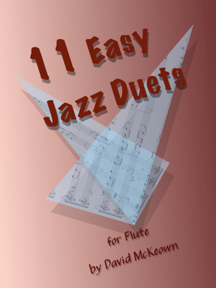 Book cover for 11 Easy Jazz Duets for Flute