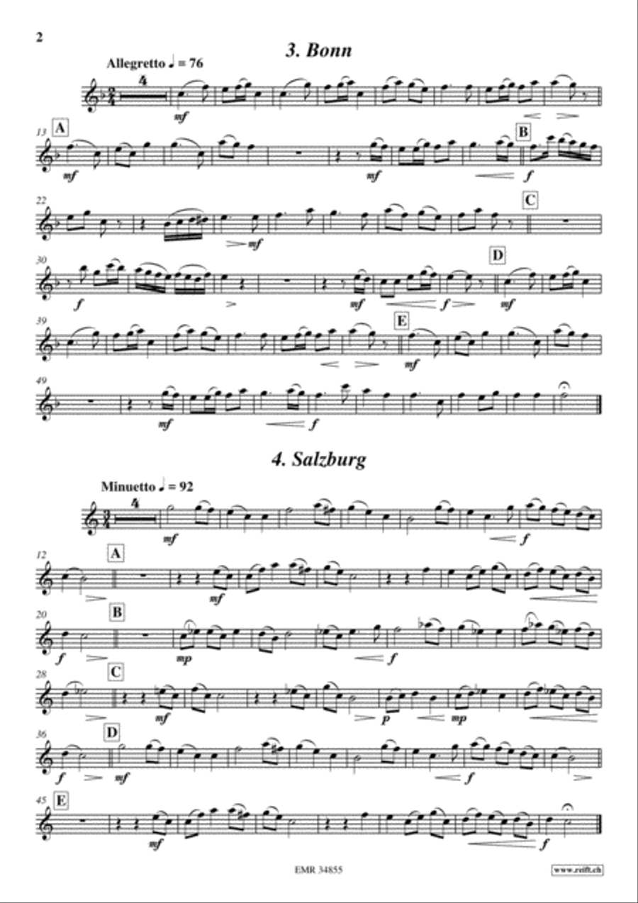 A Musical Journey Clarinet Solo scores gallery preview page 3