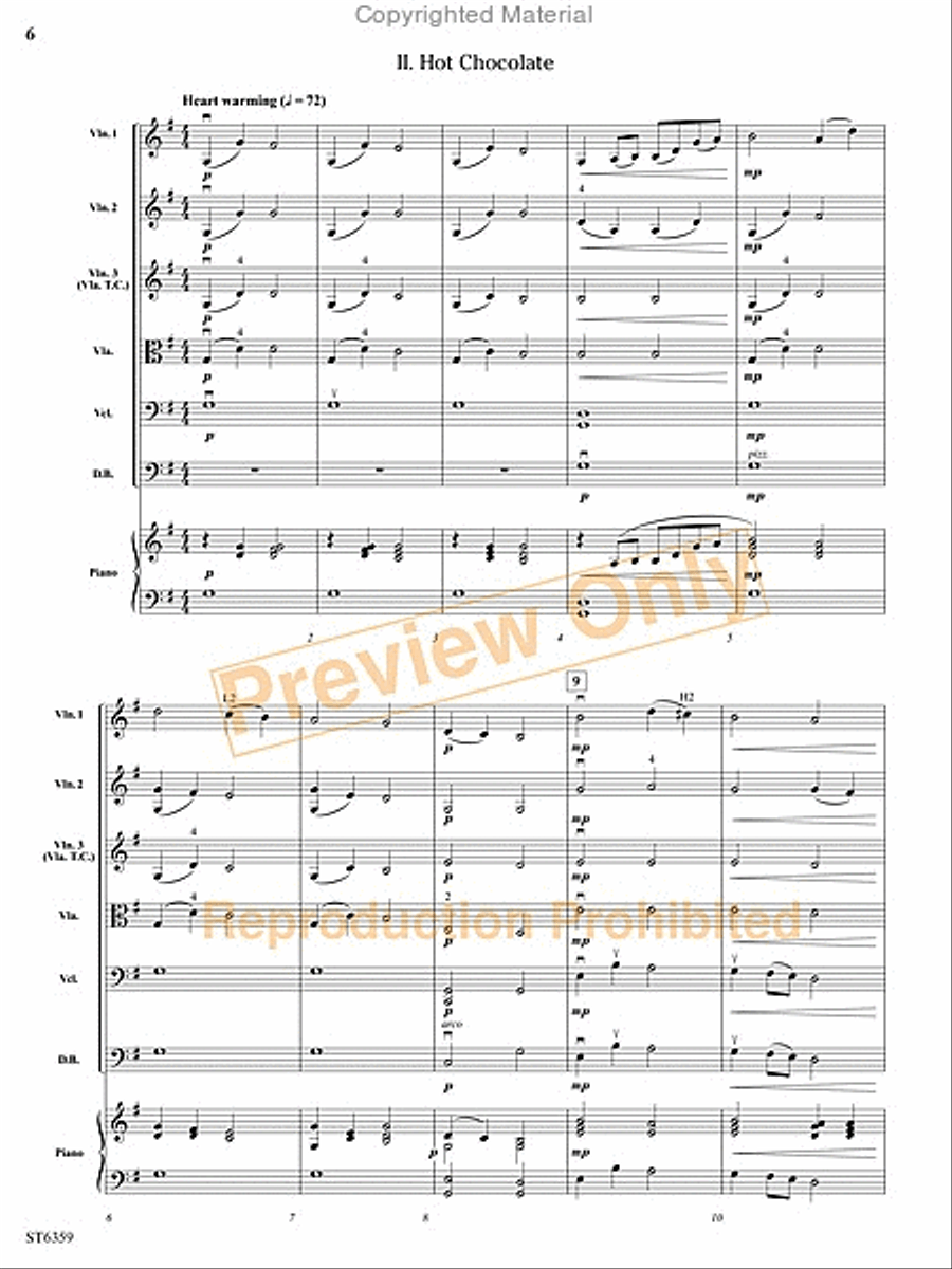 Sweet Petite Winter Suite String Orchestra scores gallery preview page 23