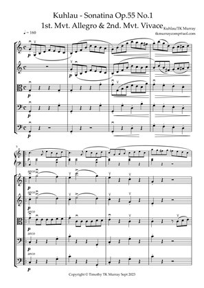 Sonatina in C Op.55 No.1 Complete with String Accompaniement