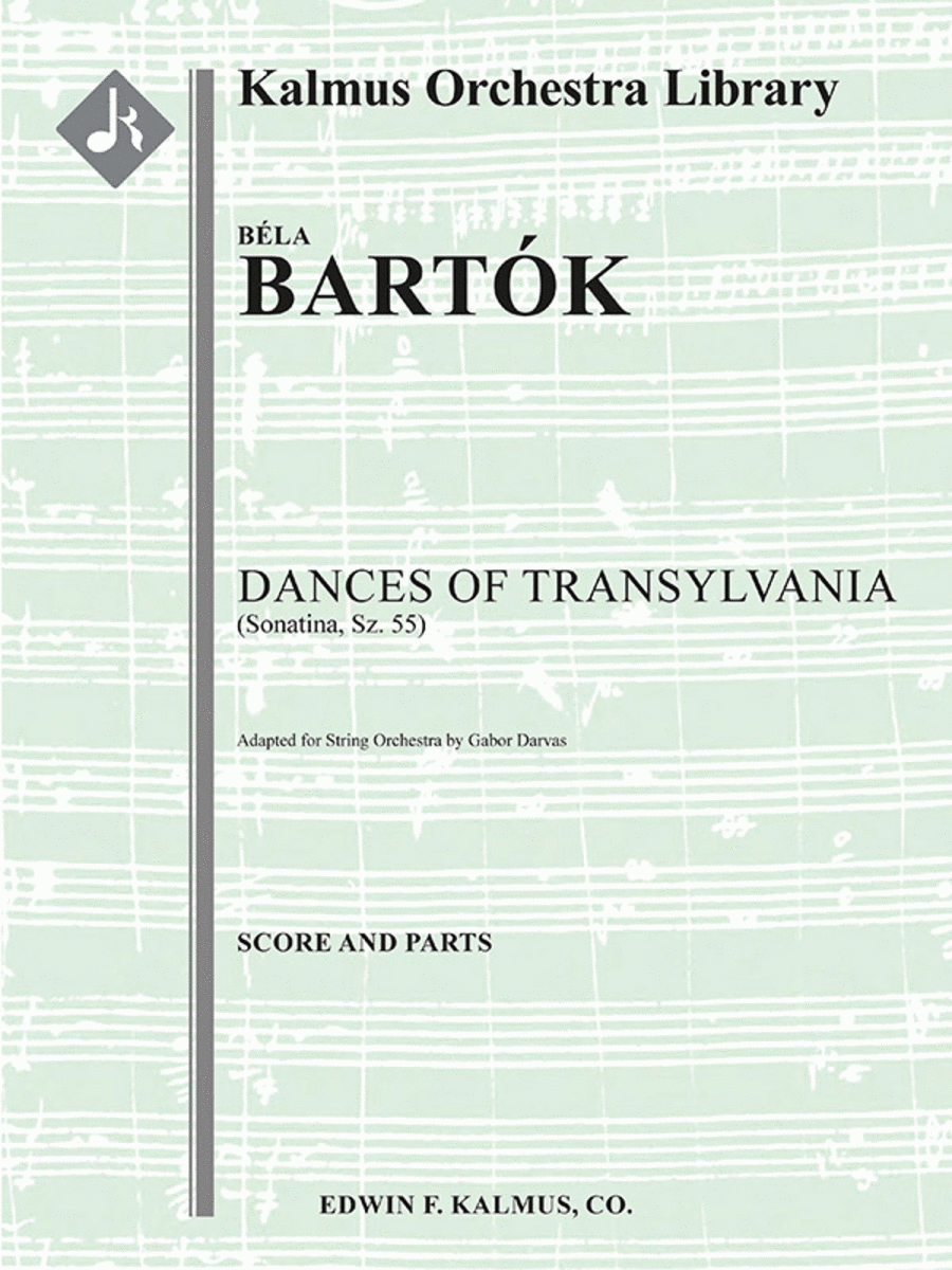 Dances of Transylvania (Sonatina, Sz. 55) String Orchestra scores gallery preview page 1