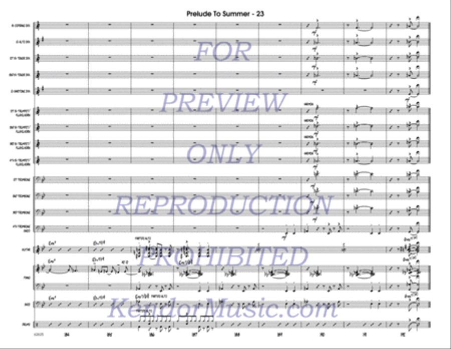 Prelude To Summer Choir scores gallery preview page 24