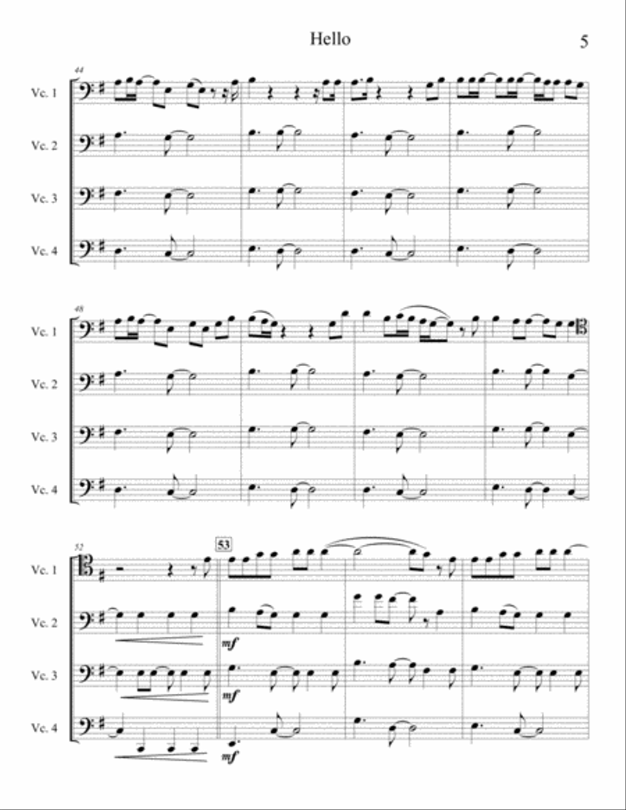 Hello Small Ensemble scores gallery preview page 5