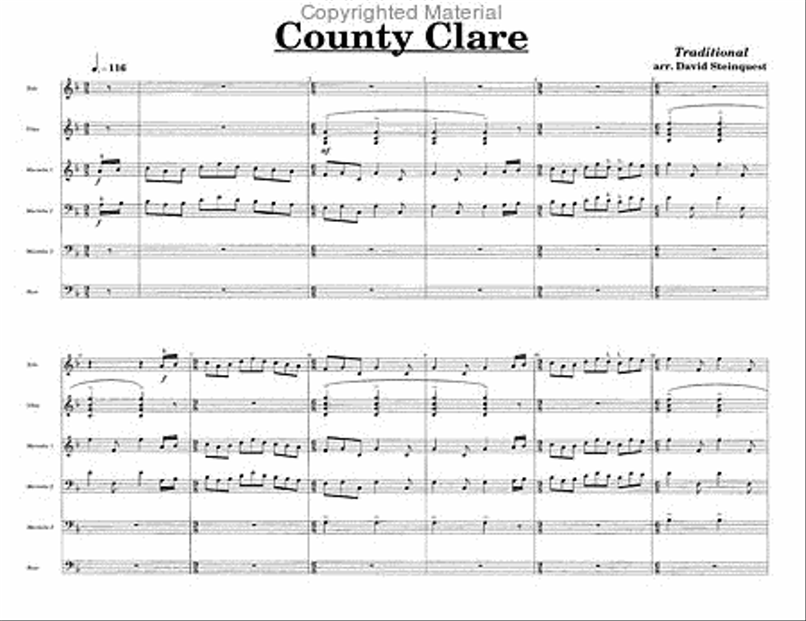 County Clare County Clare Percussion Ensemble scores gallery preview page 2