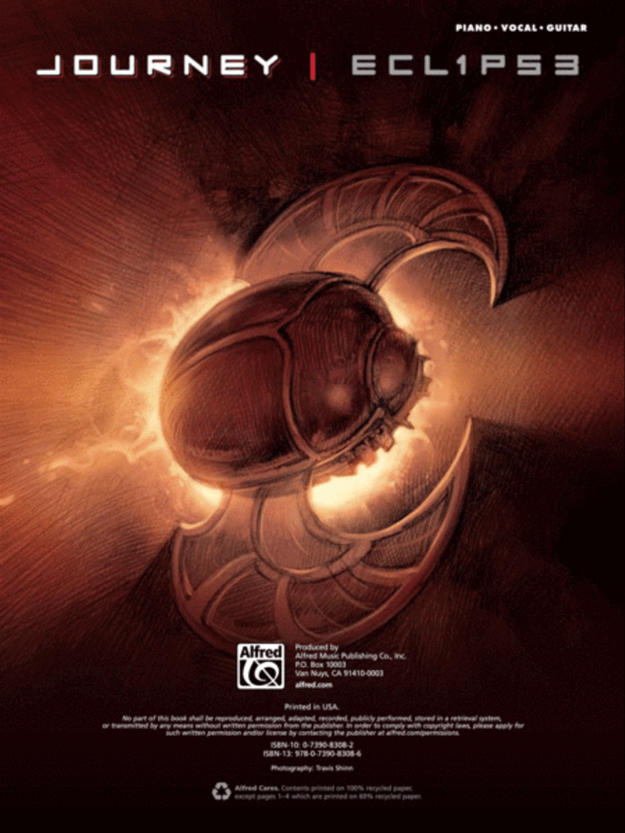 Journey -- Eclipse Piano, Vocal, Guitar scores gallery preview page 2