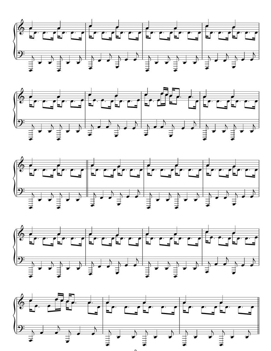 Lady Labyrinth Lady Labyrinth Piano Solo scores gallery preview page 3