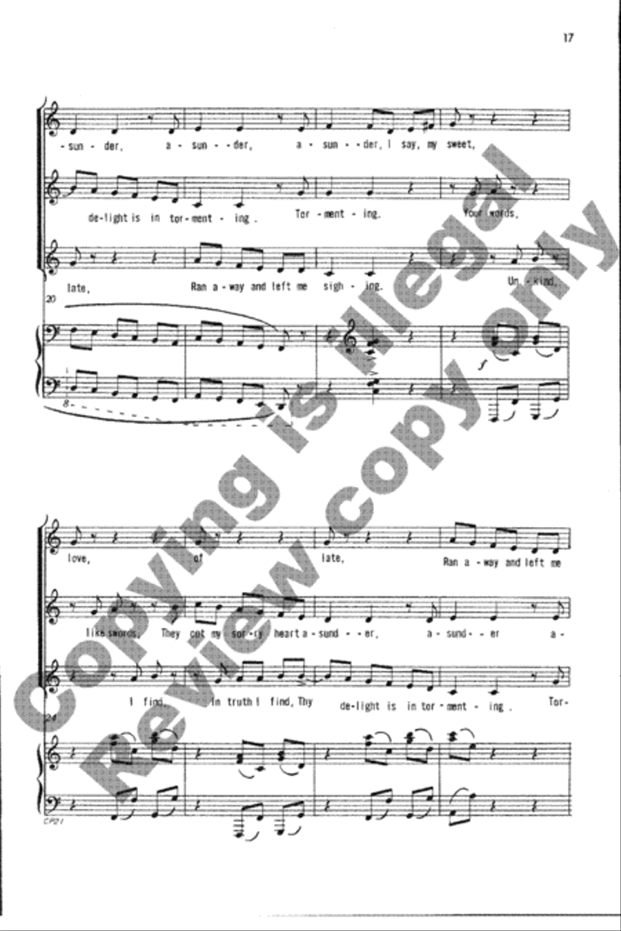 Love Songs in the Round SSA scores gallery preview page 17