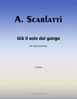 Già il sole dal gange, by Scarlatti, in G Major