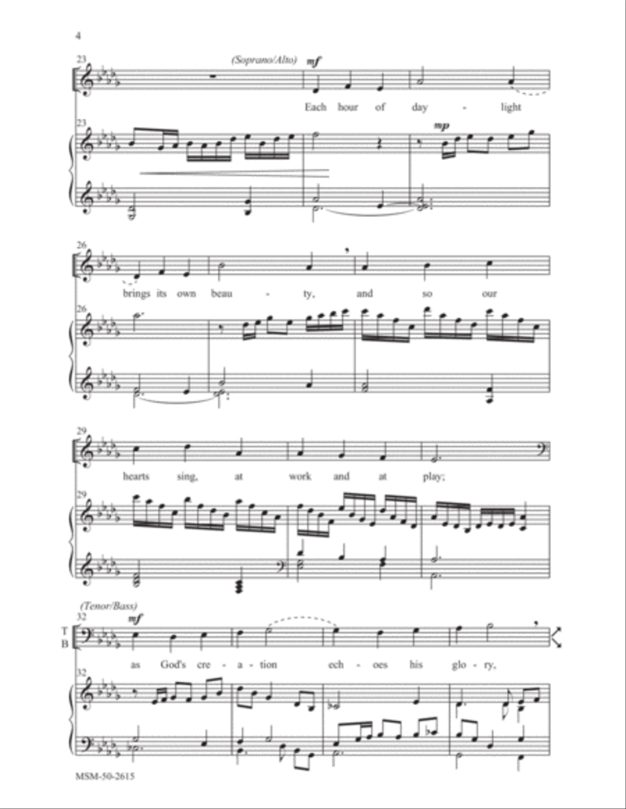 Soft Mist Is Rising Soft Mist Is Rising 4-Part scores gallery preview page 4