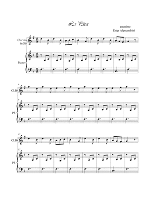 La Piva. Clarinet in B and piano