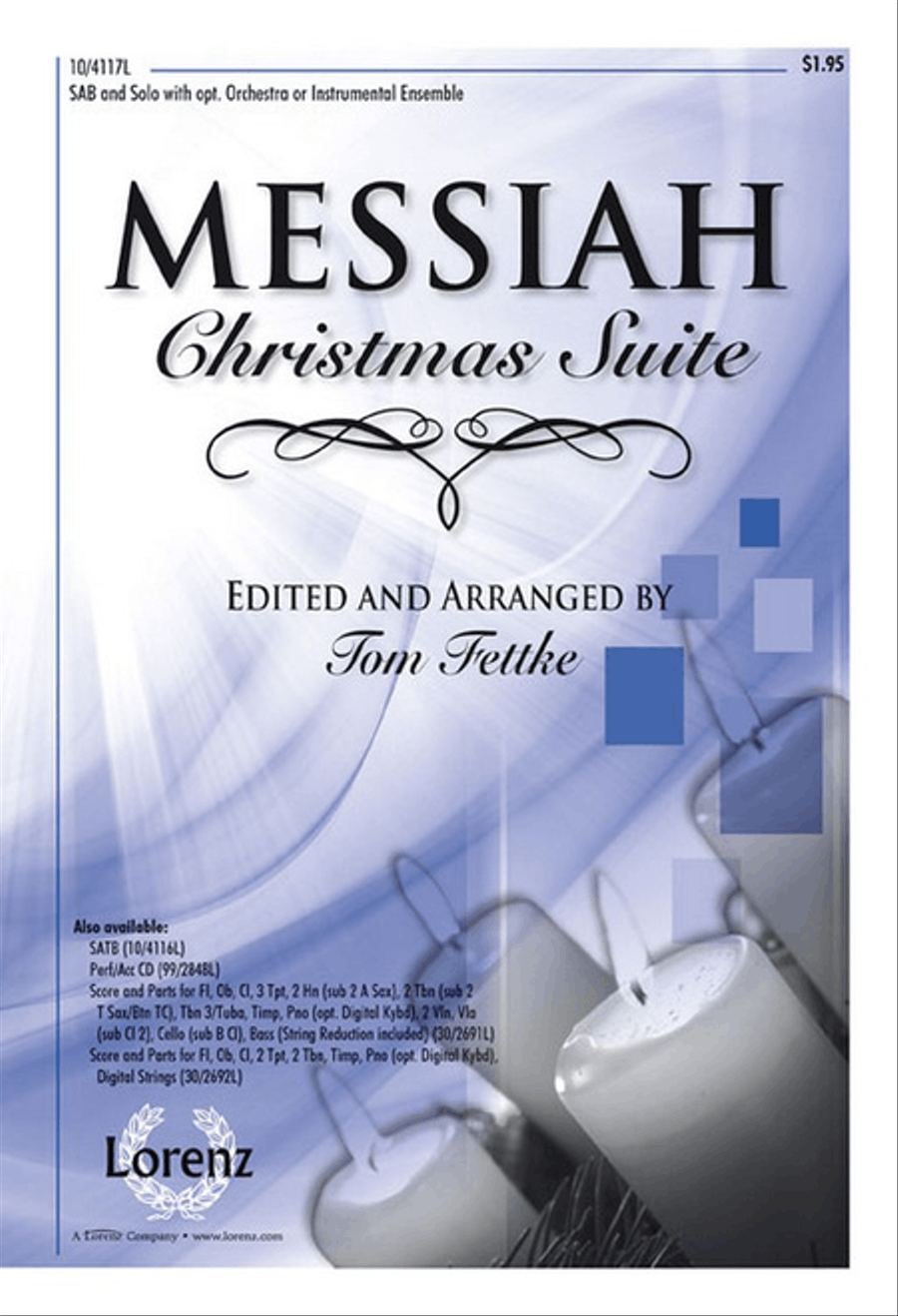 Messiah Christmas Suite Messiah Christmas Suite 3-Part scores gallery preview page 1