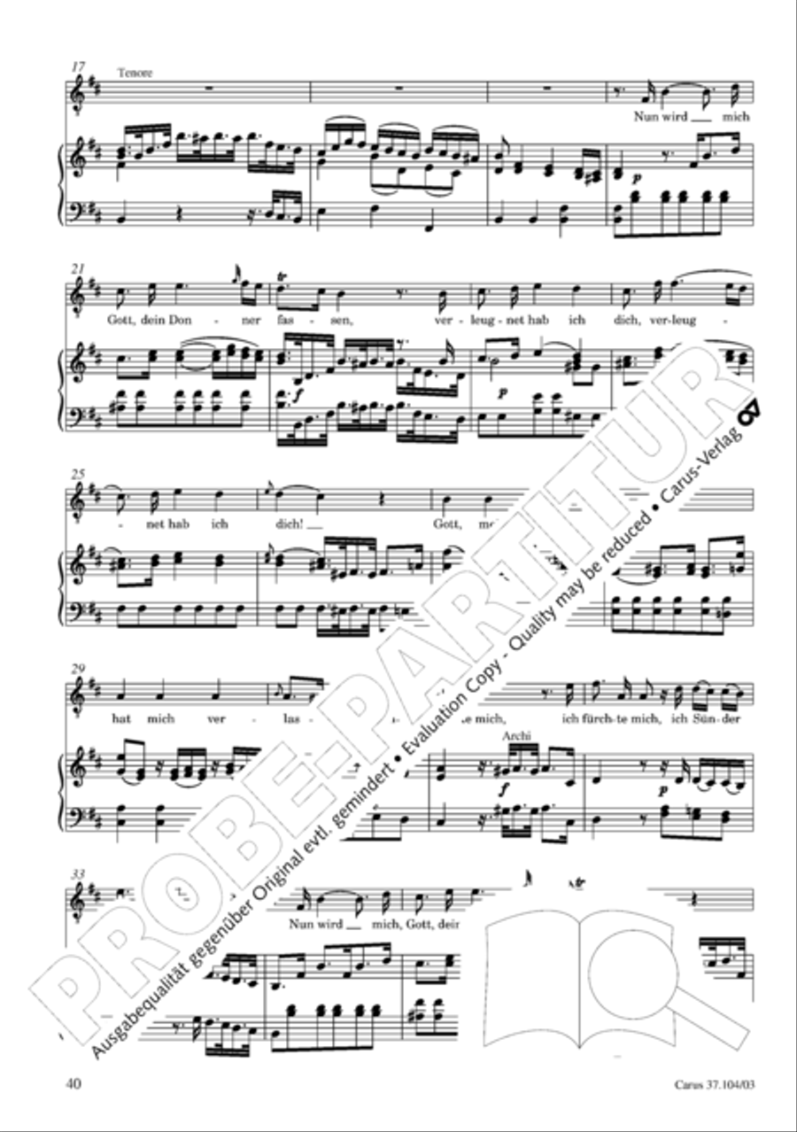 Ein Lammlein geht und tragt die Schuld 4-Part scores gallery preview page 41