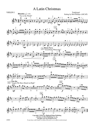 A Latin Christmas: 1st Violin
