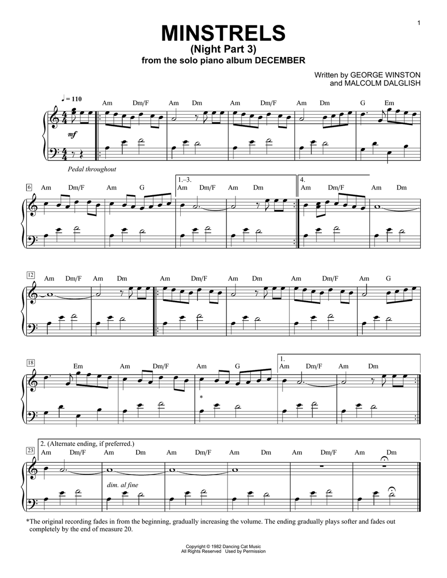 Minstrels (Night Part 3)