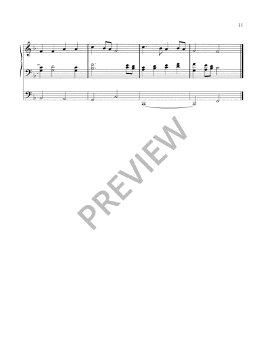 Hymn Harmonizations for Organ - Volume 1 Organ scores gallery preview page 11