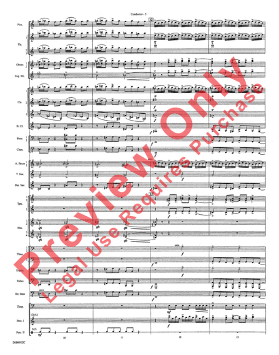 Cuban Overture Cuban Overture Concert Band scores gallery preview page 10