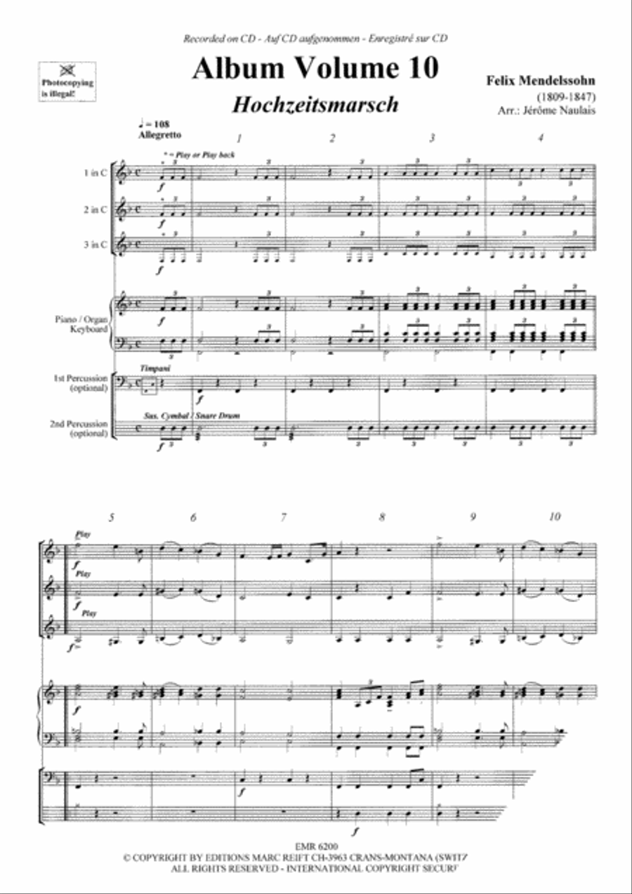 Album Volume 10 Trumpet Trio scores gallery preview page 11