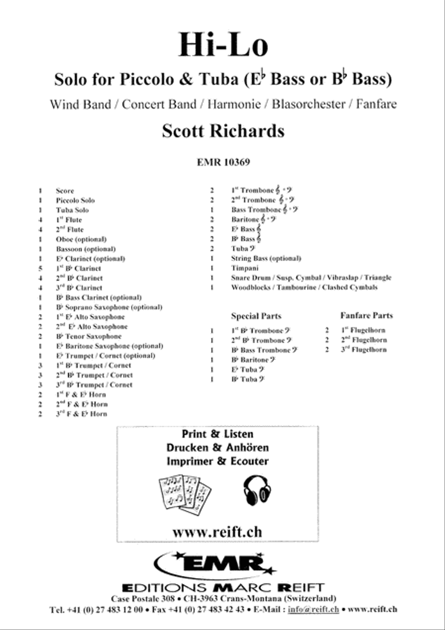Hi-Lo Concert Band scores gallery preview page 2