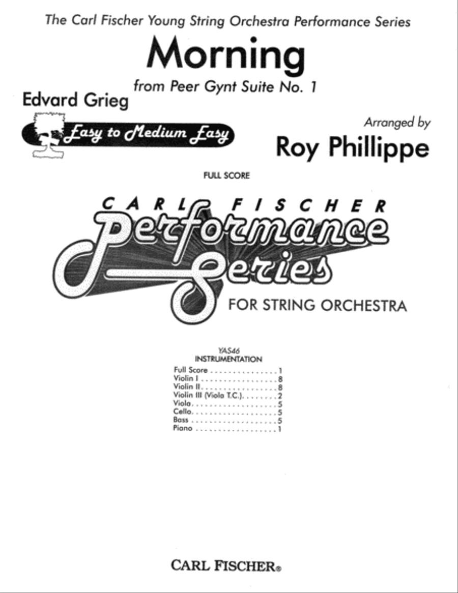 Morning String Orchestra scores gallery preview page 1