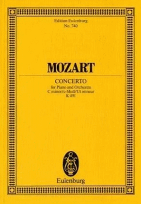 Book cover for Piano Concerto No. 24, K. 491