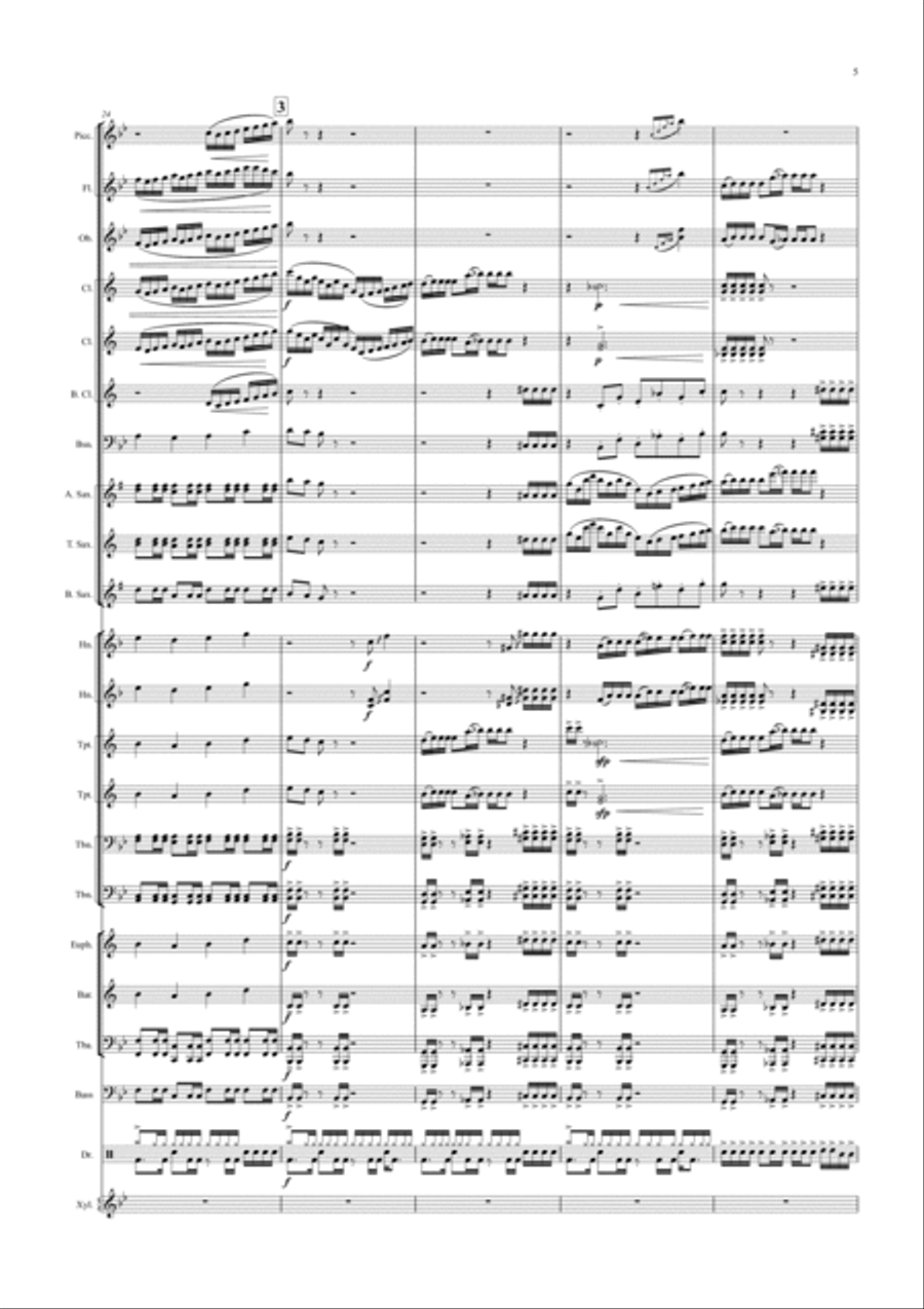 FANTASY Concert Band scores gallery preview page 5