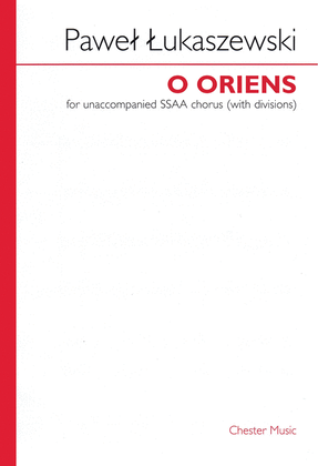 Book cover for O Oriens
